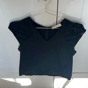 Small Sandro blouse. Crop style